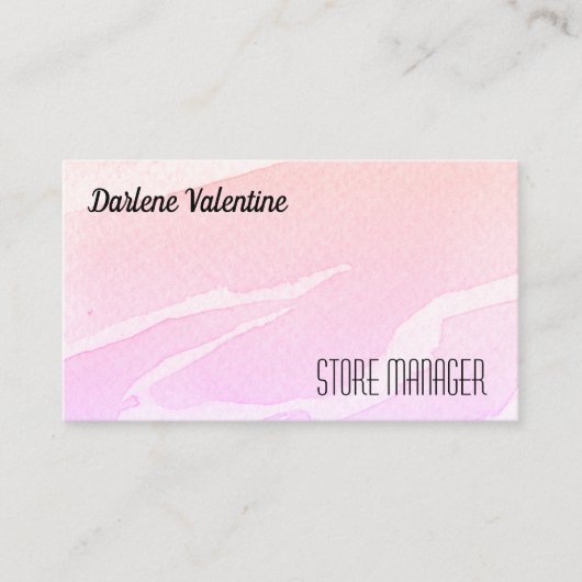 Gorgeous business cards visitekaartje (Voorkant)