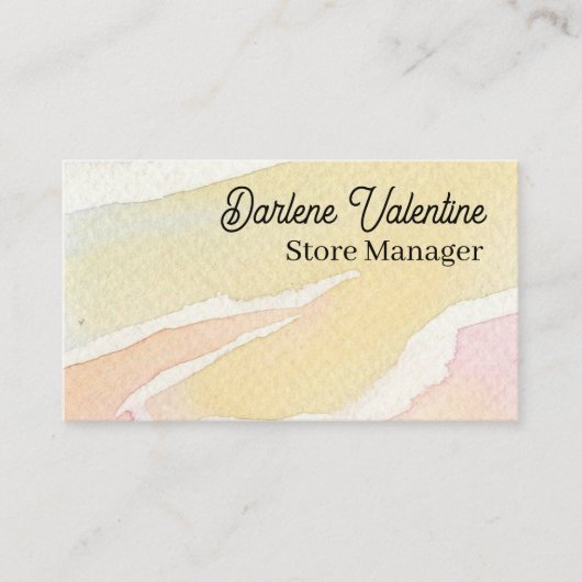 Gorgeous business cards visitekaartje (Voorkant)