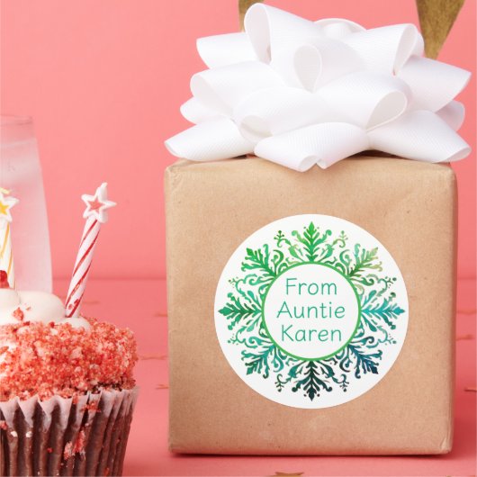 Gorgeous Christmas stickers personalized (Feest)