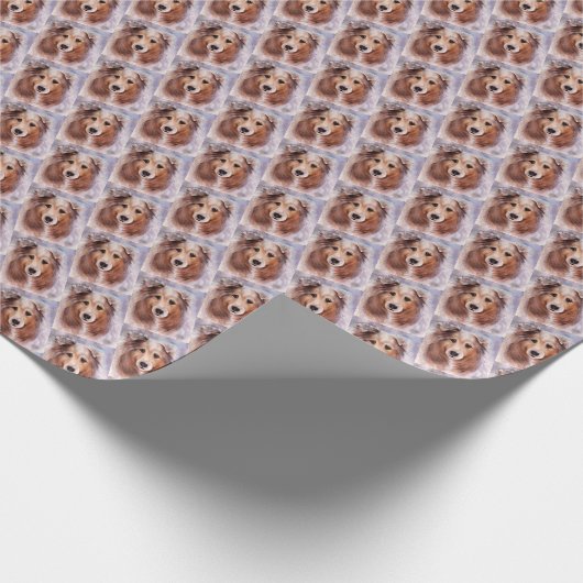 GORGEOUS COLLIE CADEAUPAPIER (Hoek)