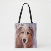 GORGEOUS COLLIE TOTE BAG (Voorkant)