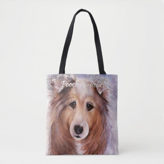 GORGEOUS COLLIE TOTE BAG (Voorkant)