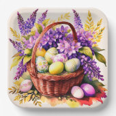 Gorgeous Easter paper plates Papieren Bordje (Voorkant)