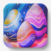 Gorgeous Easter paper plates Papieren Bordje (Voorkant)