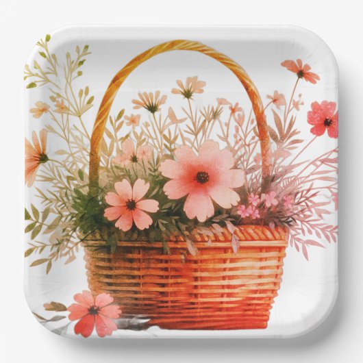 Gorgeous Easter paper plates Papieren Bordje (Voorkant)