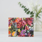 gorgeous, flamboyant flowers. briefkaart (Staand voorkant)