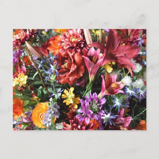 gorgeous, flamboyant flowers. briefkaart (Voorkant)