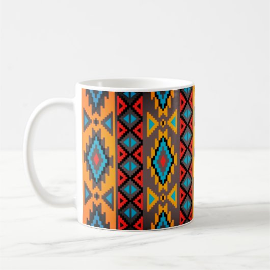 Gorgeous geometric patterned mug koffiemok (Links)