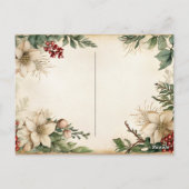 Gorgeous Kitten Christmas Briefkaart (Achterkant)