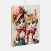 Gorgeous Kitten Couple Christmas  Metalen Ornament (Voorkant Rechts)