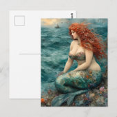 Gorgeous Mermaid Briefkaart (Voorkant / Achterkant)