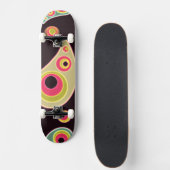 GORGEOUS MULTI SWIRL SKATEBOARD (Voorkant)