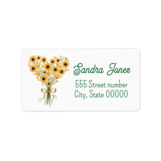 Gorgeous one of a-kind address labels