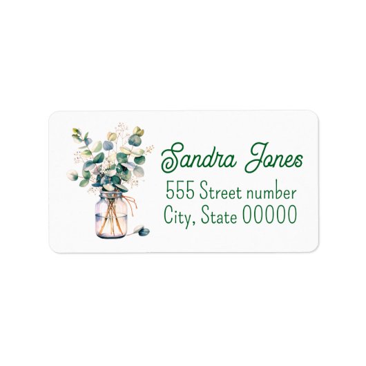 Gorgeous one of a-kind address labels (Voorkant)