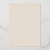 Gorgeous Ornate Indian Wedding Neutral + Silver Folie Uitnodiging (Achterkant)