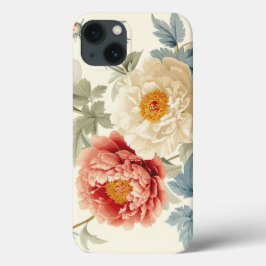 Gorgeous Peonies Seamless Pattern Case-Mate iPhone Case