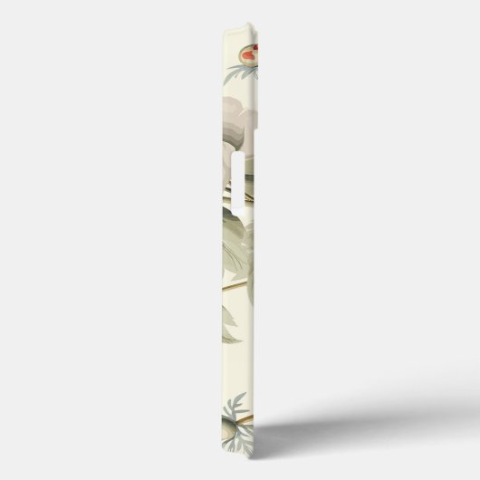 Gorgeous Peonies Seamless Pattern Case-Mate iPhone Case (Achterkant / Rechts)