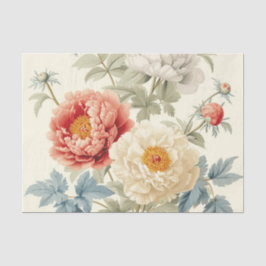Gorgeous Peonies Seamless Pattern Tissuepapier