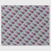 GORGEOUS PINK PEACOCK CADEAUPAPIER (Vlak)