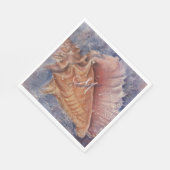 GORGEOUS PINK ZEE CONCH MONOGRAM PARTIJ SERVETTEN (Hoek)