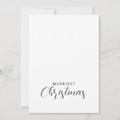 Gorgeous Snowman Frosted Forest Ornament Exchange Kaart (Achterkant)