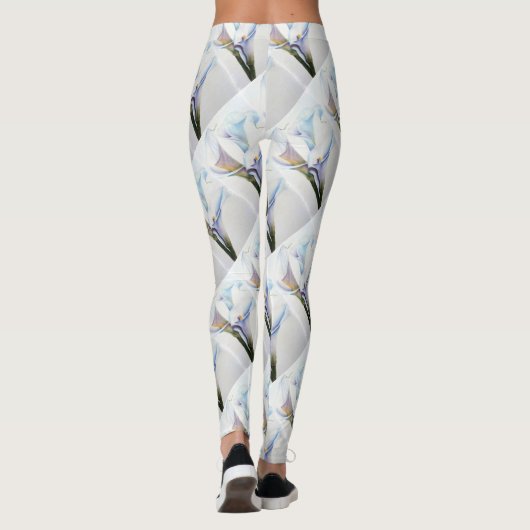GORGEOUS WHITE CALLA LILILIES | LEGGINGS (Achterkant)