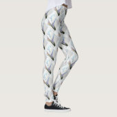 GORGEOUS WHITE CALLA LILILISEERT FLORAL LEGGINGS (Rechts)
