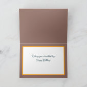 Gorgeous White Daffodils Pretty Bouquet Birthday Kaart (Binnen)