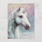 Gorgeous Winter Unicorn Briefkaart (Voorkant)