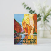 Gorges du Tarn Canyon, Frankrijk Briefkaart (Staand voorkant)