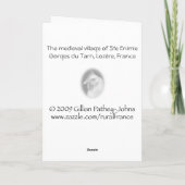 Gorges du Tarn, Frankrijk verjaardagskaart Kaart (Achterkant)