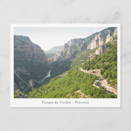 Gorges du Verdon, Frankrijk Briefkaart (Voorkant)