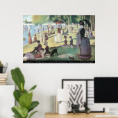Gorges Seurat - Zondag vanmiddag Poster (Thuiskantoor)