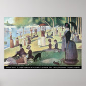 Gorges Seurat - Zondag vanmiddag Poster (Voorkant)