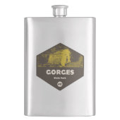 Gorges State Park North Carolina Flacon (Voorkant)