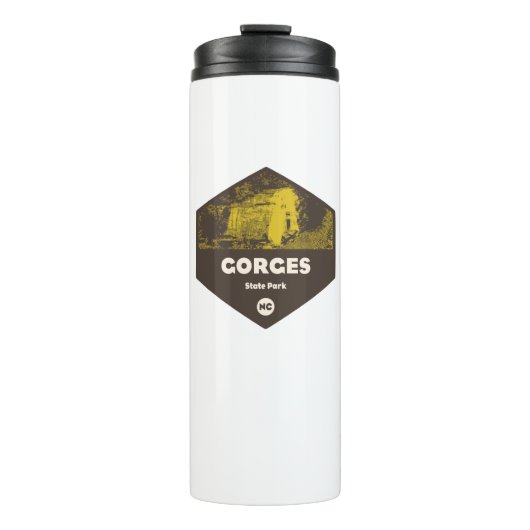 Gorges State Park North Carolina Thermosbeker (Voorkant)
