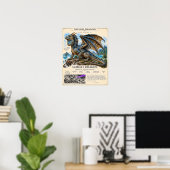 Gorget Draak Veldplaat Poster (Thuiskantoor)