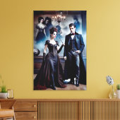Gorgeus Victorian Vampires Canvas Afdruk (Insitu (Woonkamer))