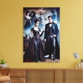 Gorgeus Victorian Vampires Canvas Afdruk (Insitu (Woonkamer))
