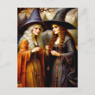 Gorgeus Victorian Witches Briefkaart