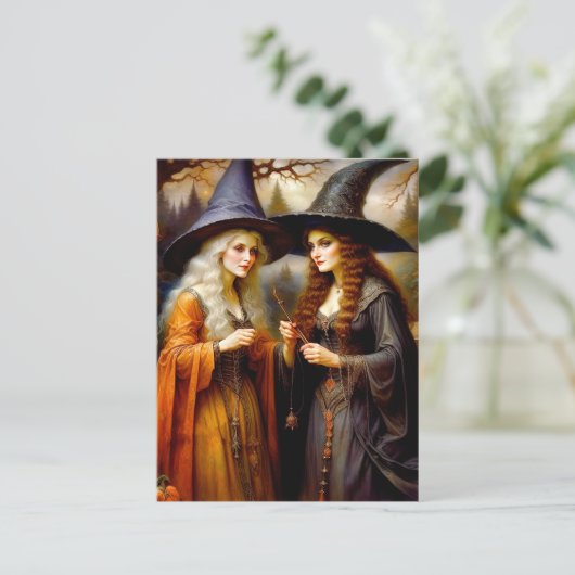 Gorgeus Victorian Witches Briefkaart (Staand voorkant)