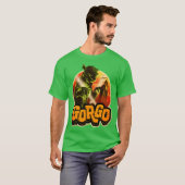 Gorgo retro t-shirt (Voorkant volledig)