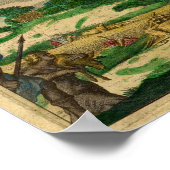 Gorgoeus Old Wereldkaart Poster (Hoek)