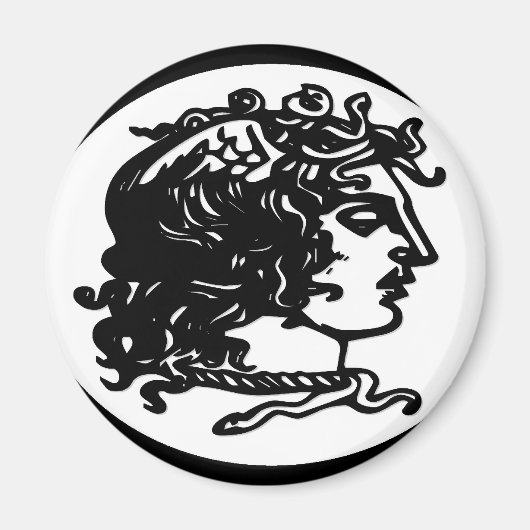 Gorgon / Medusa Magneet (Voorkant)