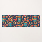 Gorgon Retro Kleurrijk Gepersonaliseerd Patroon Yogamat (Achterkant (horizontaal))