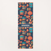 Gorgon Retro Kleurrijk Gepersonaliseerd Patroon Yogamat (Voorkant)