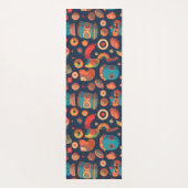 Gorgon Retro Kleurrijk Gepersonaliseerd Patroon Yogamat (Achterkant)