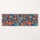 Gorgon Retro Kleurrijk Gepersonaliseerd Patroon Yogamat (Voorkant (horizontaal))