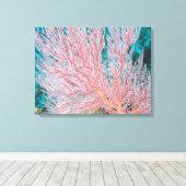 Gorgonisch koraal 3 canvas afdruk (Insitu (Houten vloer))