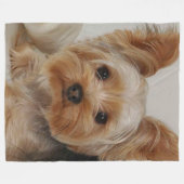 Gorgood Yorkshire Terrier Fleece Deken (Voorkant (Horizontaal))